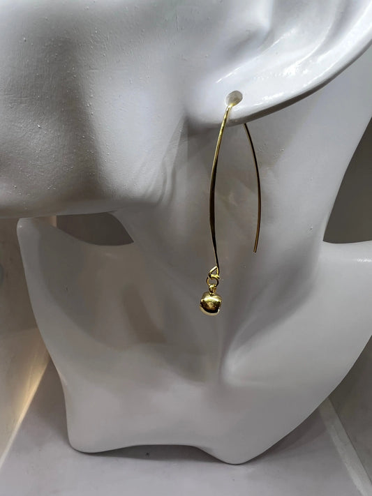 Drop Gold Ball Mustard Seed Earring SEEDS JEWELRY STORE